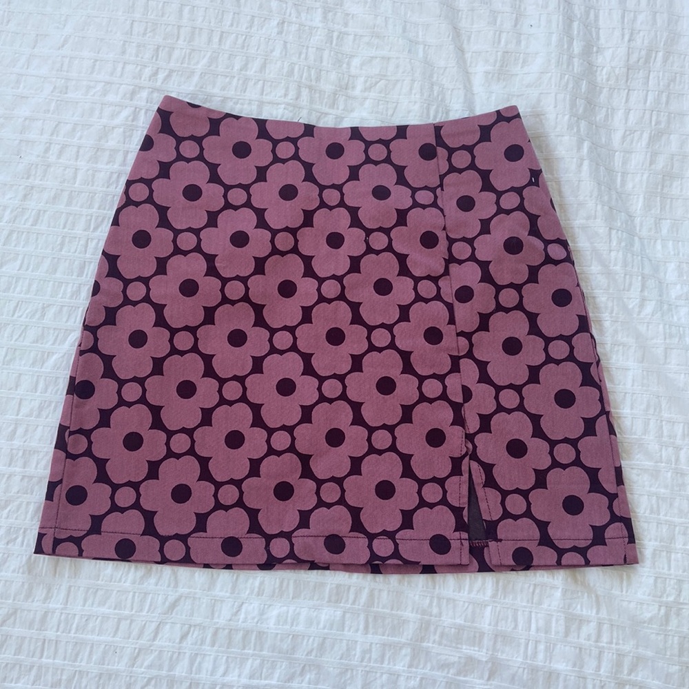 Urban Outfitters floral mini skirt, size XS